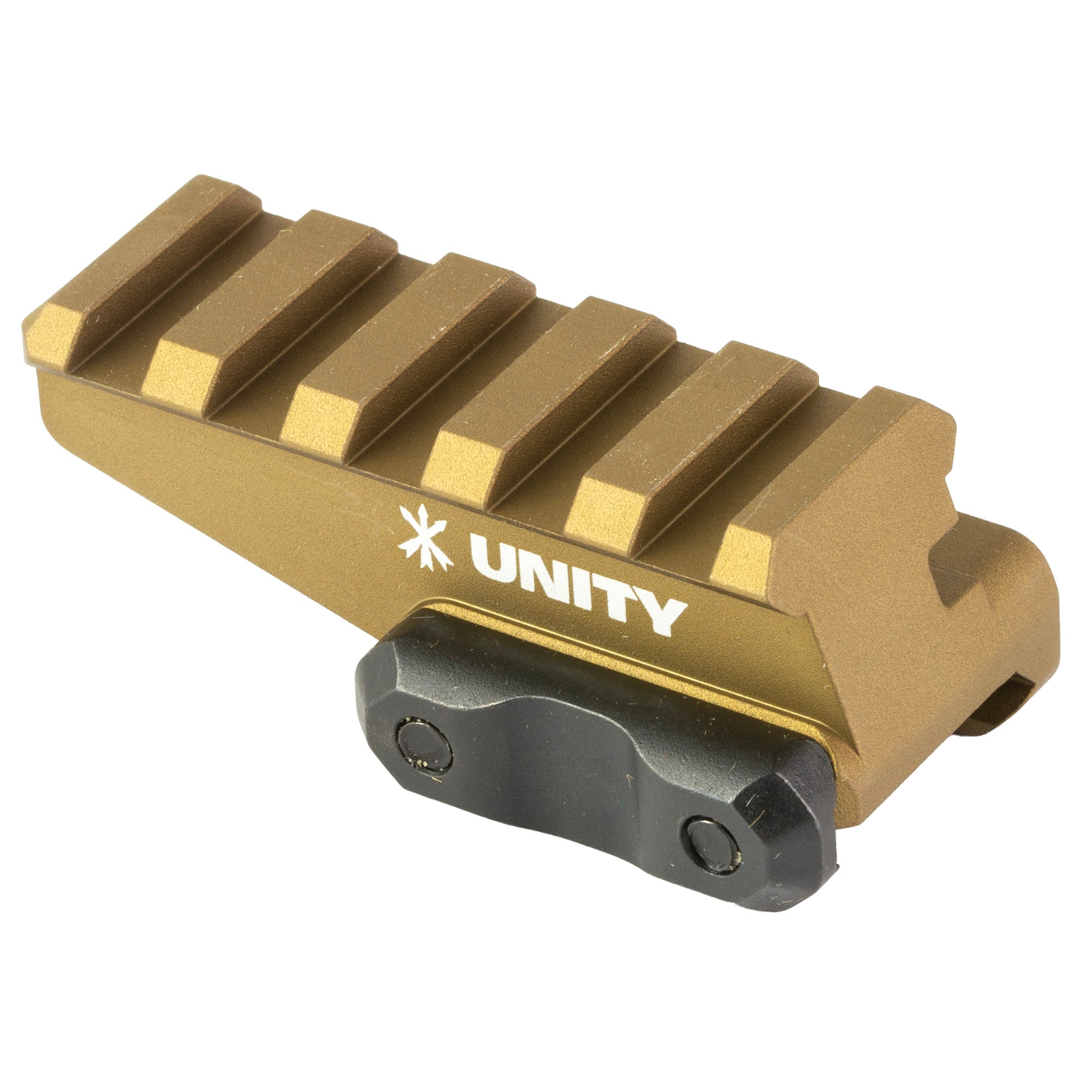 Unity Tactical FAST Accessory Riser FDE for Optics, Lasers, and Thermals