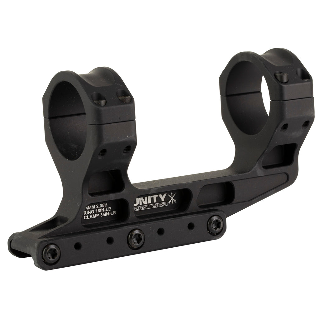 Unity Tactical FAST LPVO 34mm Mount – Black, Part Number FST-S34205B