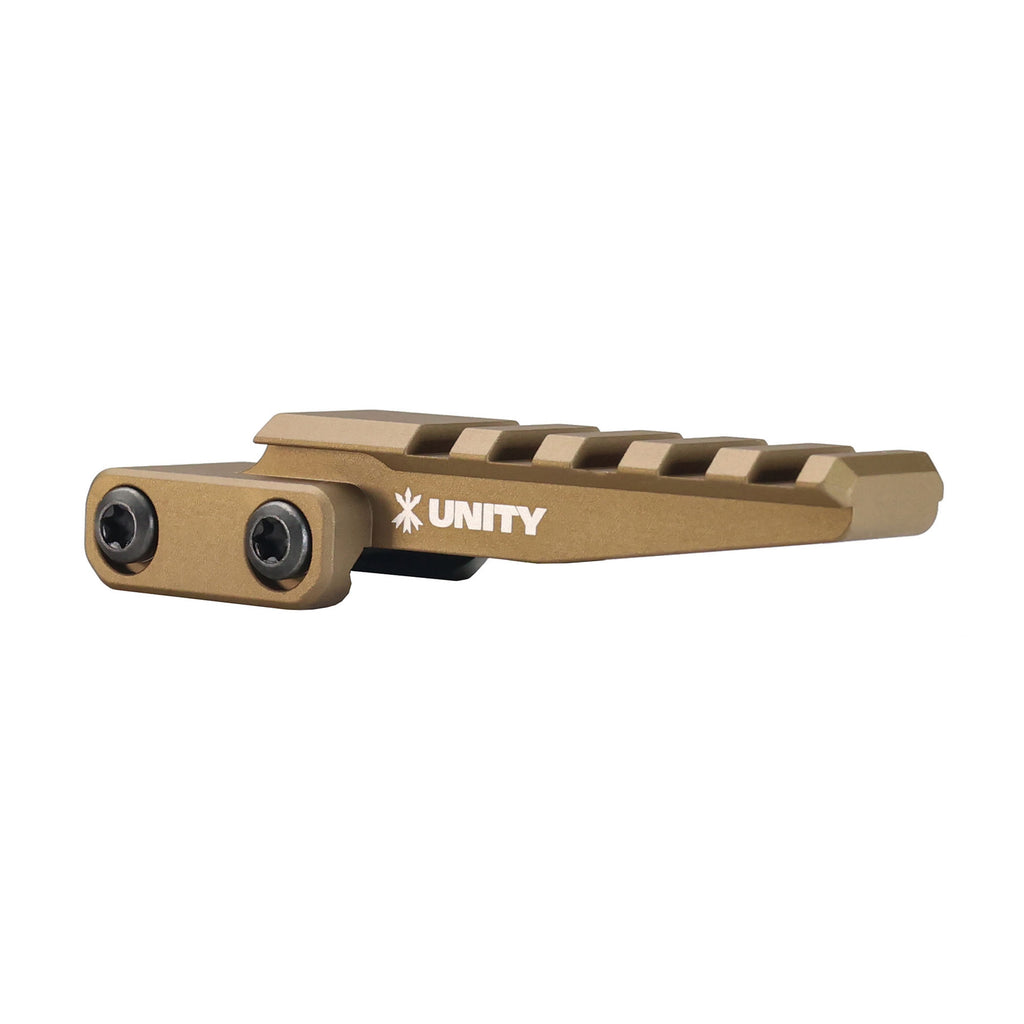 Unity Tactical FAST Thermal Riser FDE – Elevates Thermal Optics to 2.05" Centerline for Improved Aiming