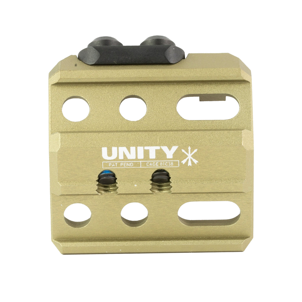 Unity Tactical FUSION Micro Hub Mount in Flat Dark Earth - Part FUS-MHF