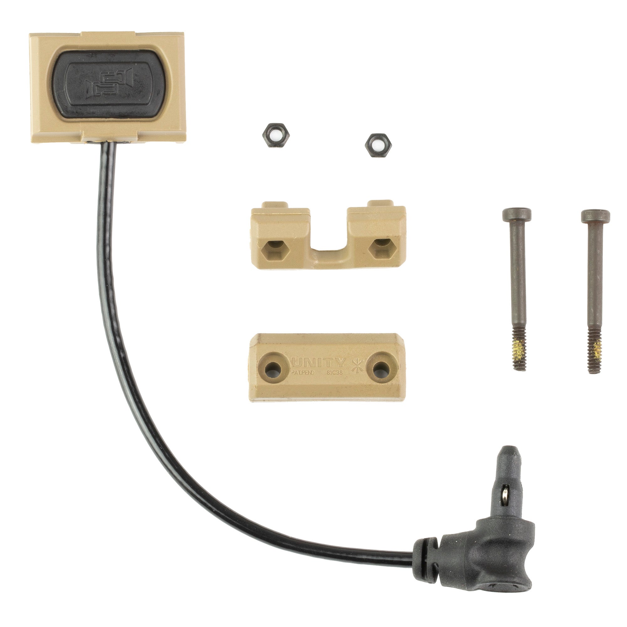 Unity Tactical ModButton Lite Flat Dark Earth Remote Switch – Compact, Durable, High-Output Compatibility