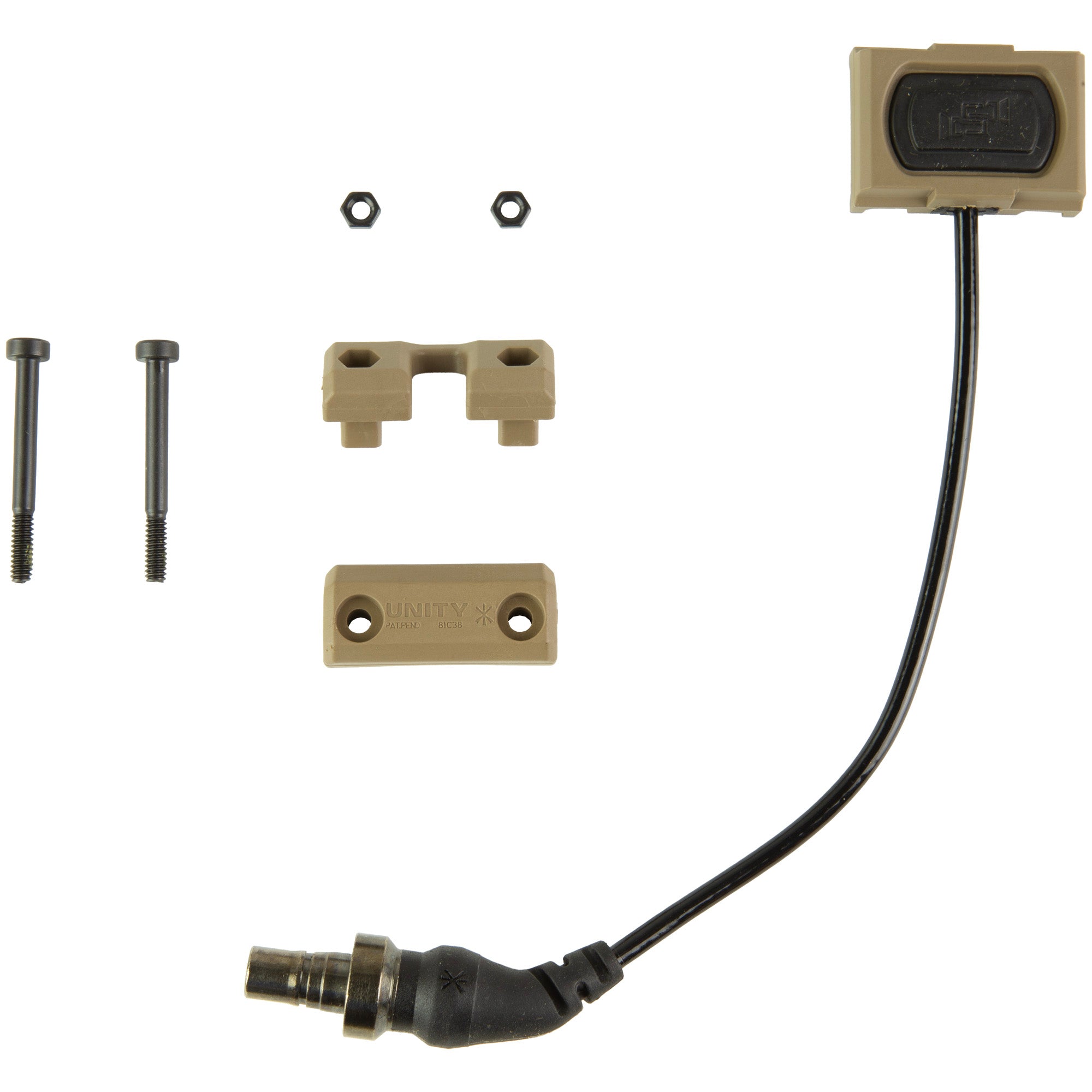 Unity Tactical ModButton Lite for SureFire, 4.5 inches Flat Dark Earth