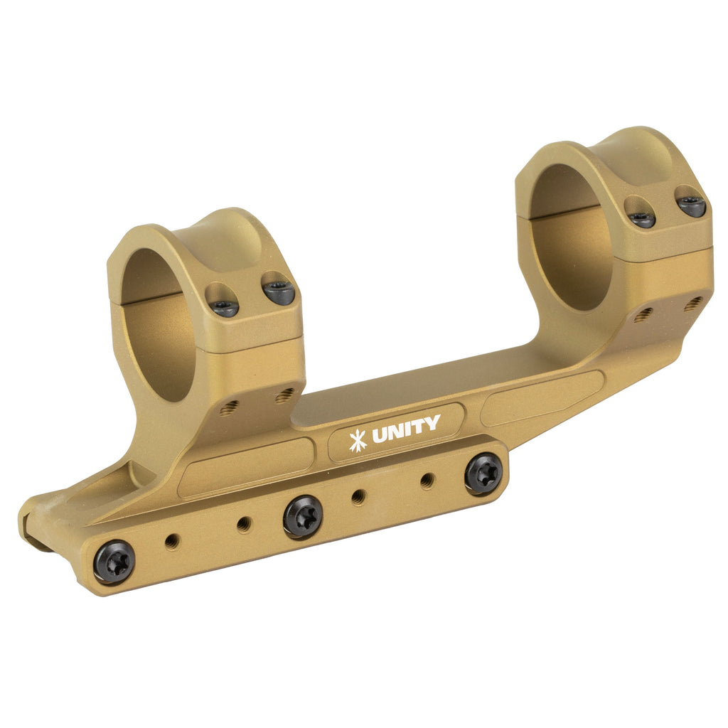 Unity Tactical REKE 30mm Scope Mount in Flat Dark Earth for Precision Rifle Optics