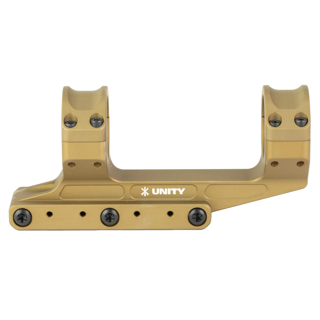 Unity Tactical REKE 30mm Scope Mount in Flat Dark Earth for Precision Rifle Optics