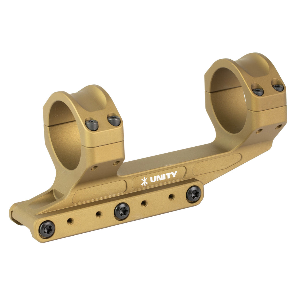 Unity Tactical REKE 34mm Scope Mount in Flat Dark Earth – Precision Long-Range Rifle Accessory