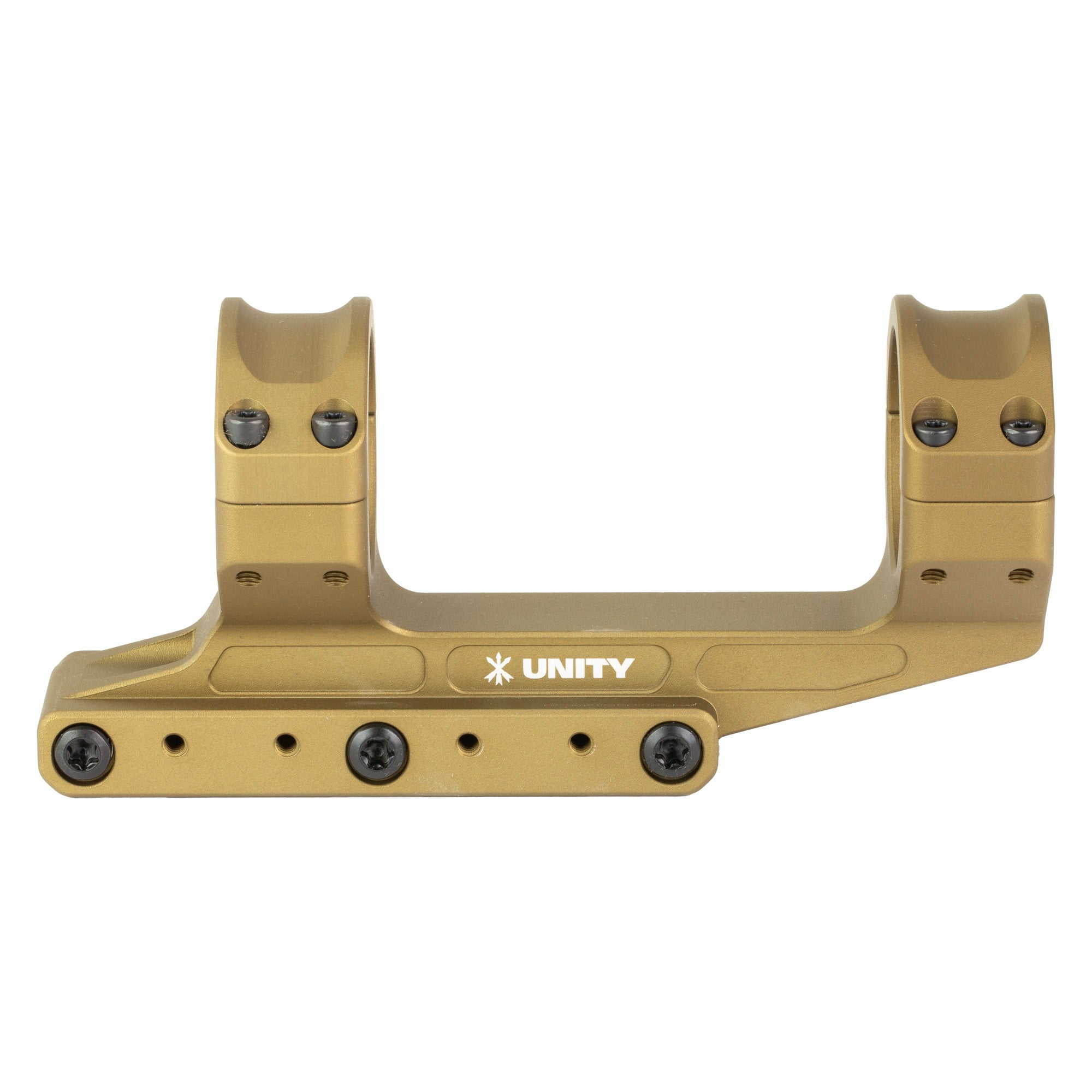 Unity Tactical REKE 34mm Scope Mount in Flat Dark Earth – Precision Long-Range Rifle Accessory