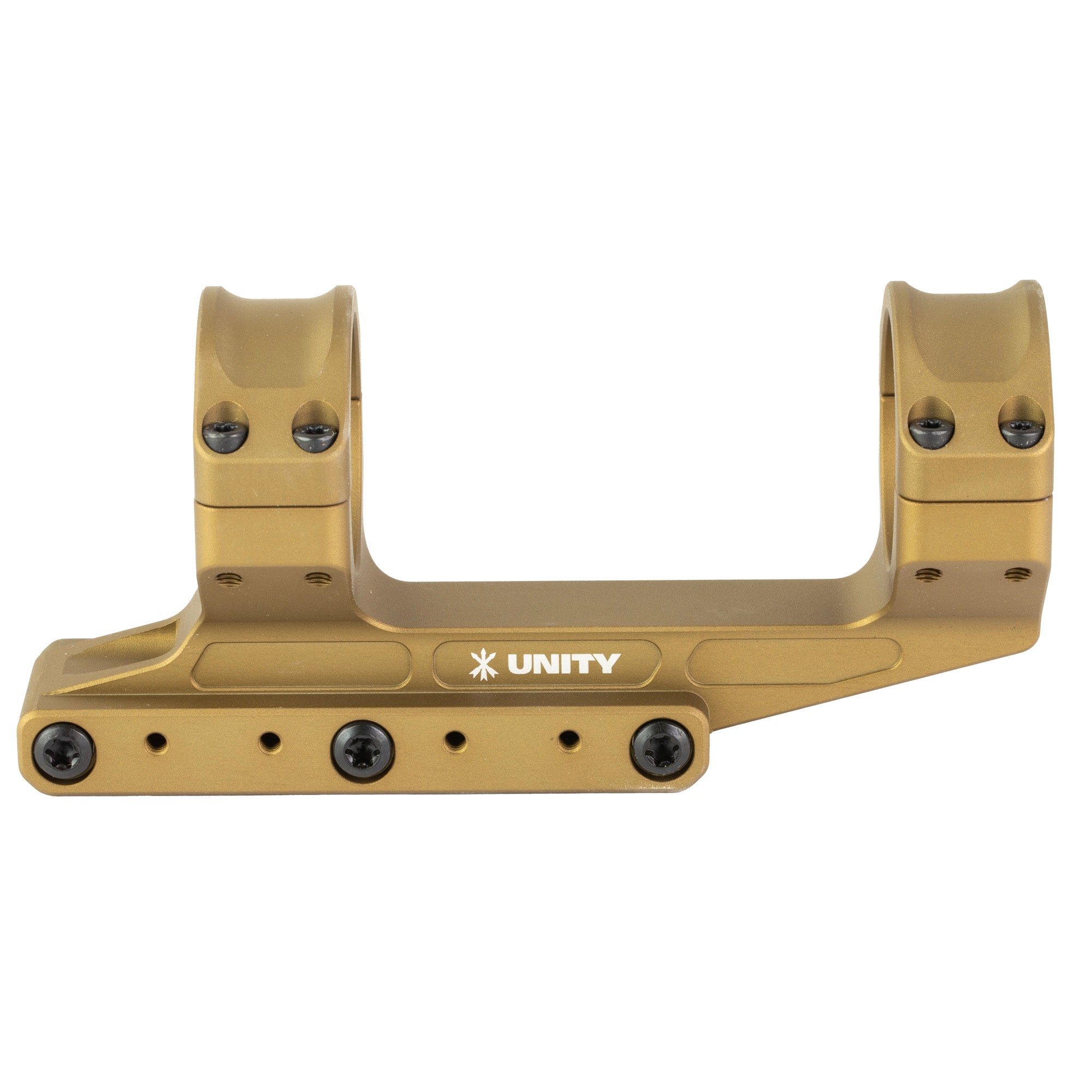 Unity Tactical REKE 35mm Scope Mount in Flat Dark Earth for Intermediate to Long-Range Precision Rifles