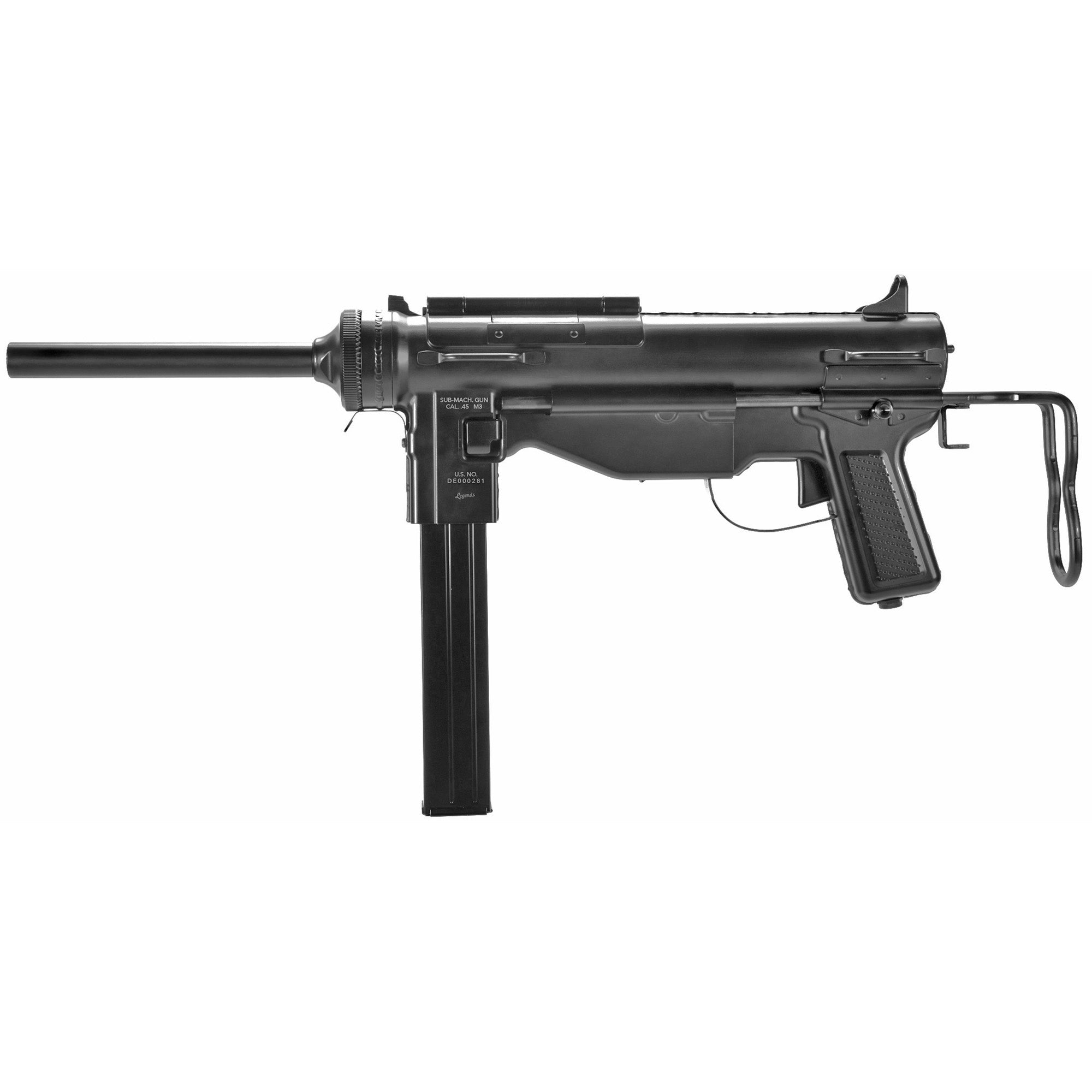 Umarex Legends M3 Grease Gun .177 BB CO2 Rifle with 60-Round Capacity