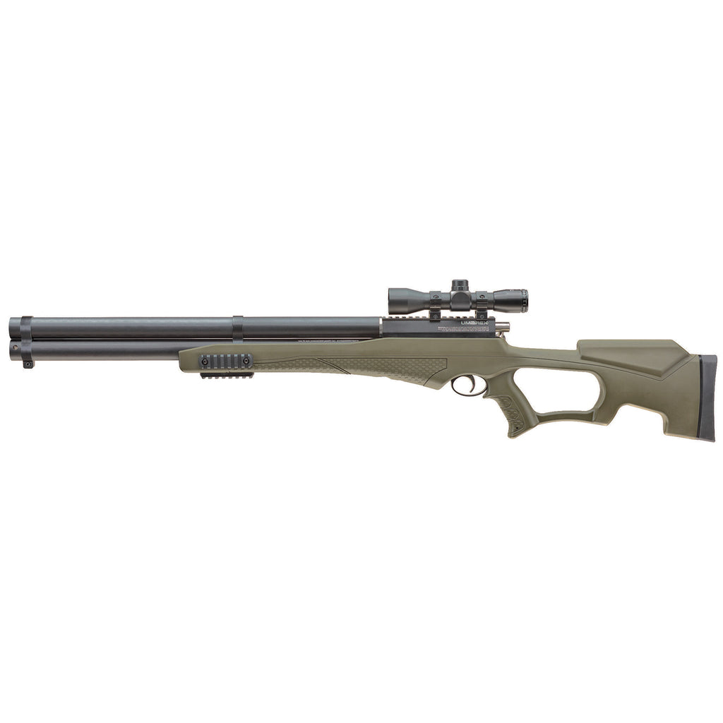 Umarex AirSaber Air Rifle Combo with Axeon 4x32 Scope - High-Performance Airbow, Black/Green