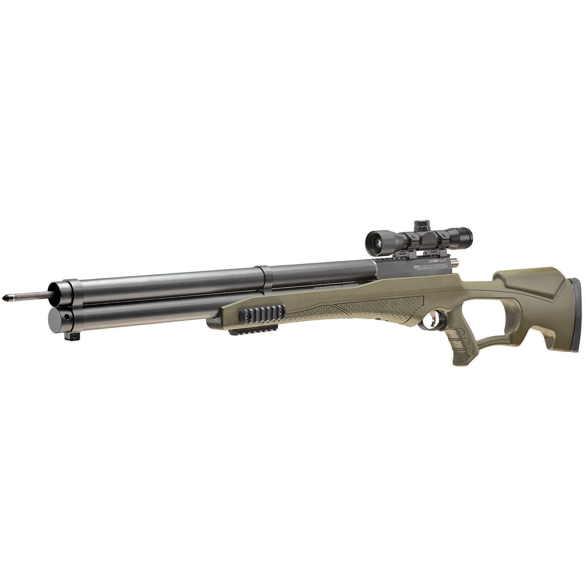 Umarex AirSaber Air Rifle Combo with Axeon 4x32 Scope - High-Performance Airbow, Black/Green