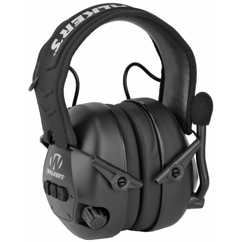 Walker's GWP-BTPAS Passive Bluetooth Electronic Earmuff – Black