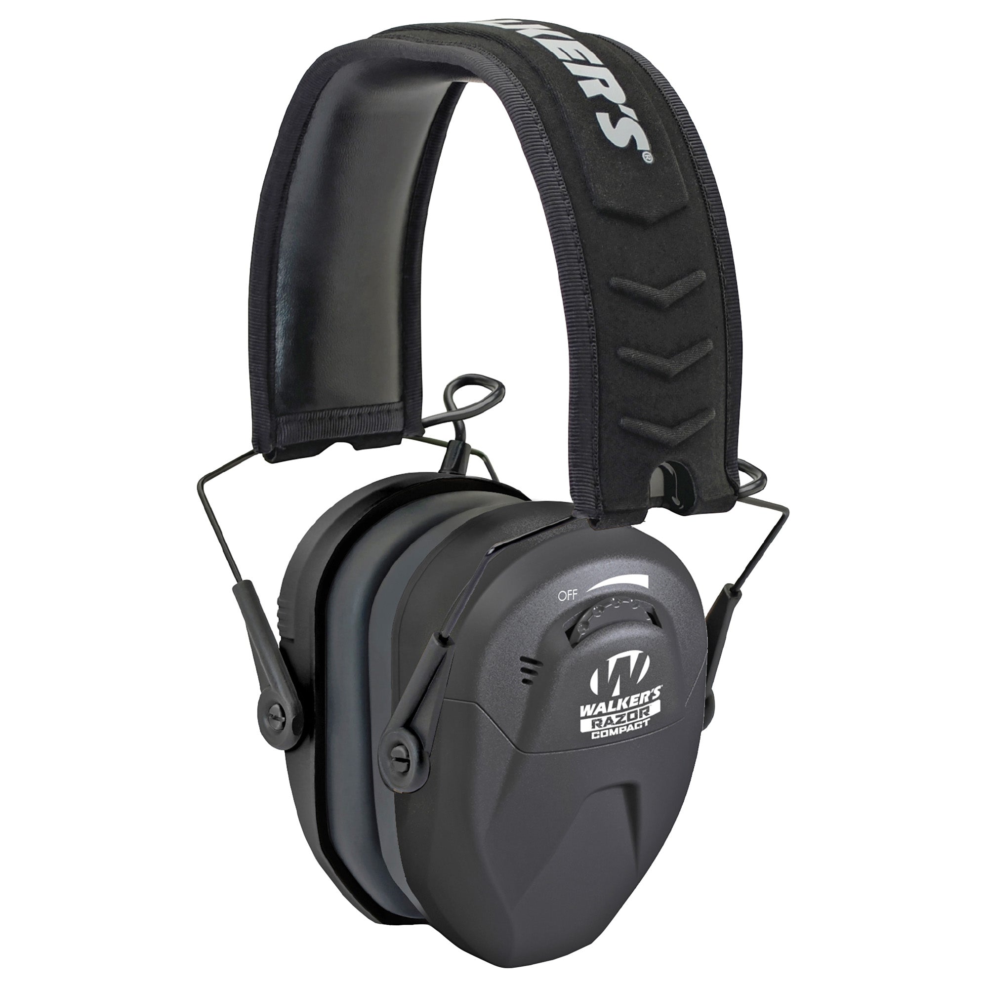 Walker's Razor Electronic Earmuff for Shooting Protection - Black
