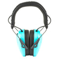 Walker's Razor Compact Electronic Earmuff in Teal, Model GWP-CRSEM-TL