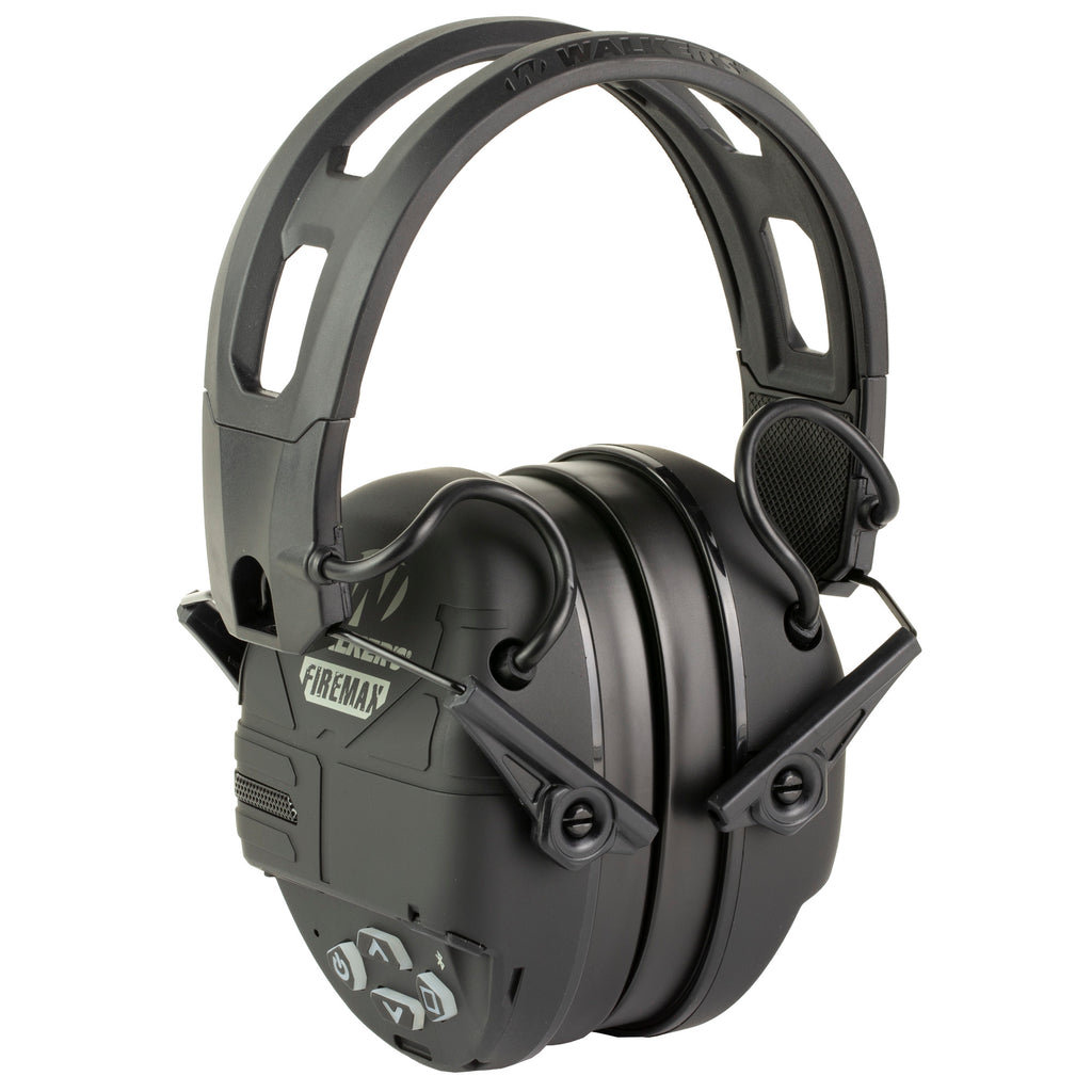 Walker's Firemax BT Bluetooth Electronic Earmuffs — Black