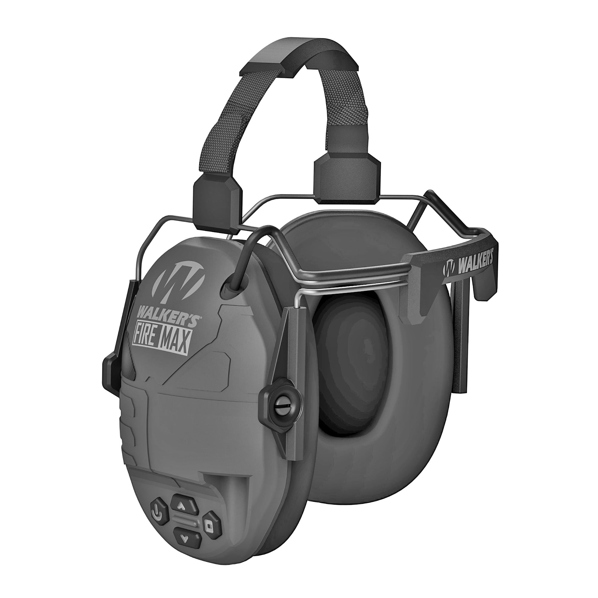 Walker's Firemax Behind-the-Neck Electronic Earmuff for Shooting and Hunting