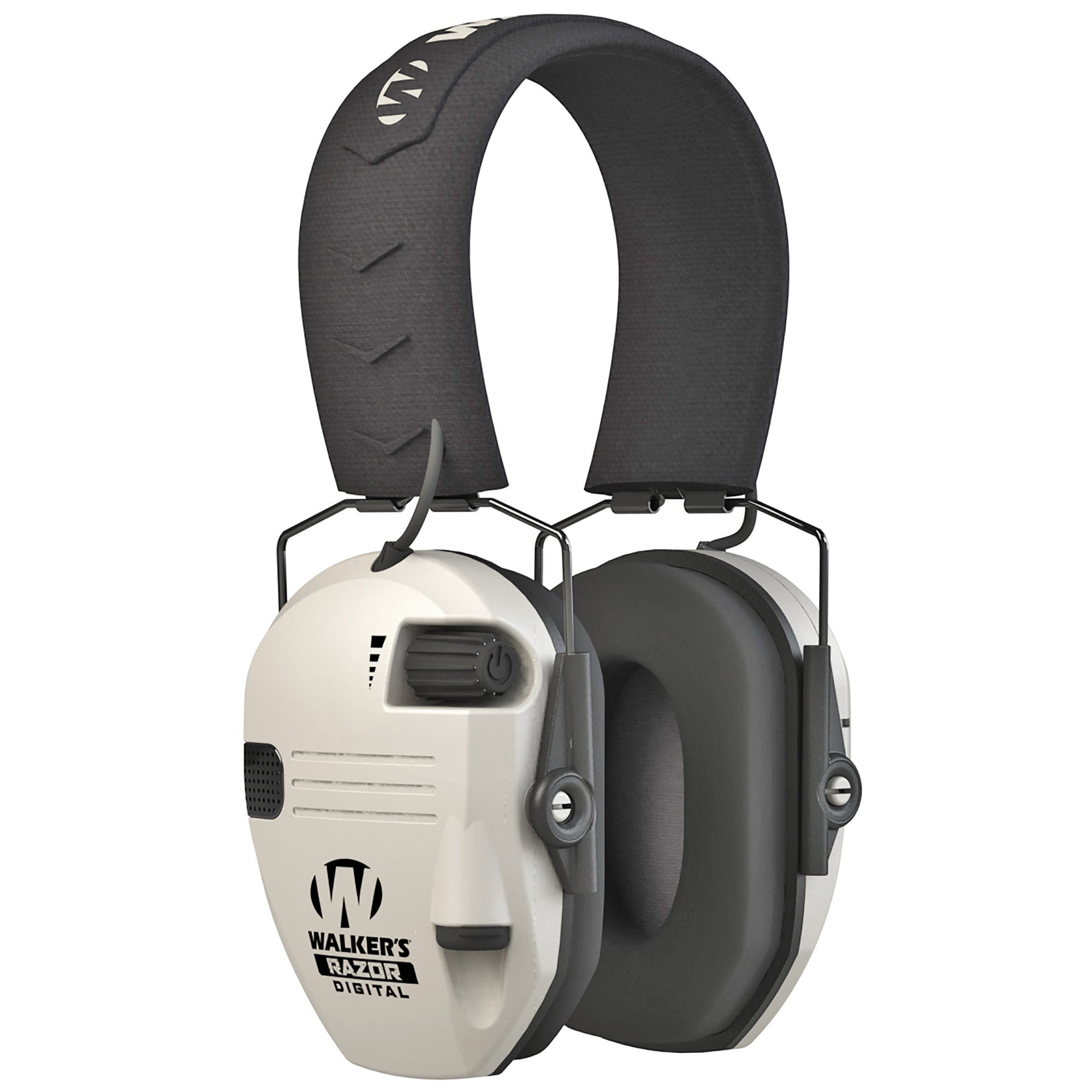 Walker's Razor X-TRM Digital Electronic Earmuff in White