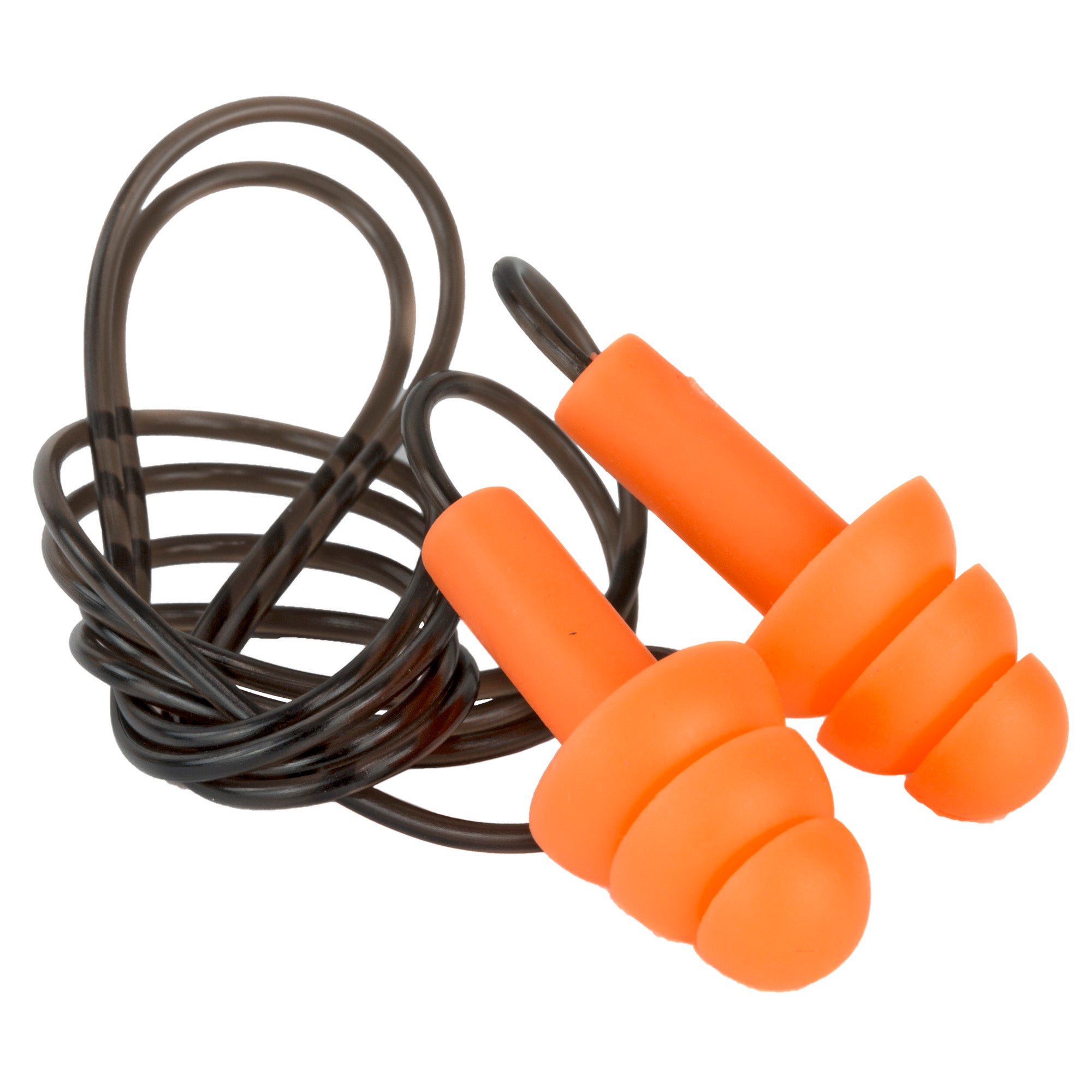 Walker's Foam Ear Plug Set (2-Pack) – Comfortable Hearing Protection in Bright Orange