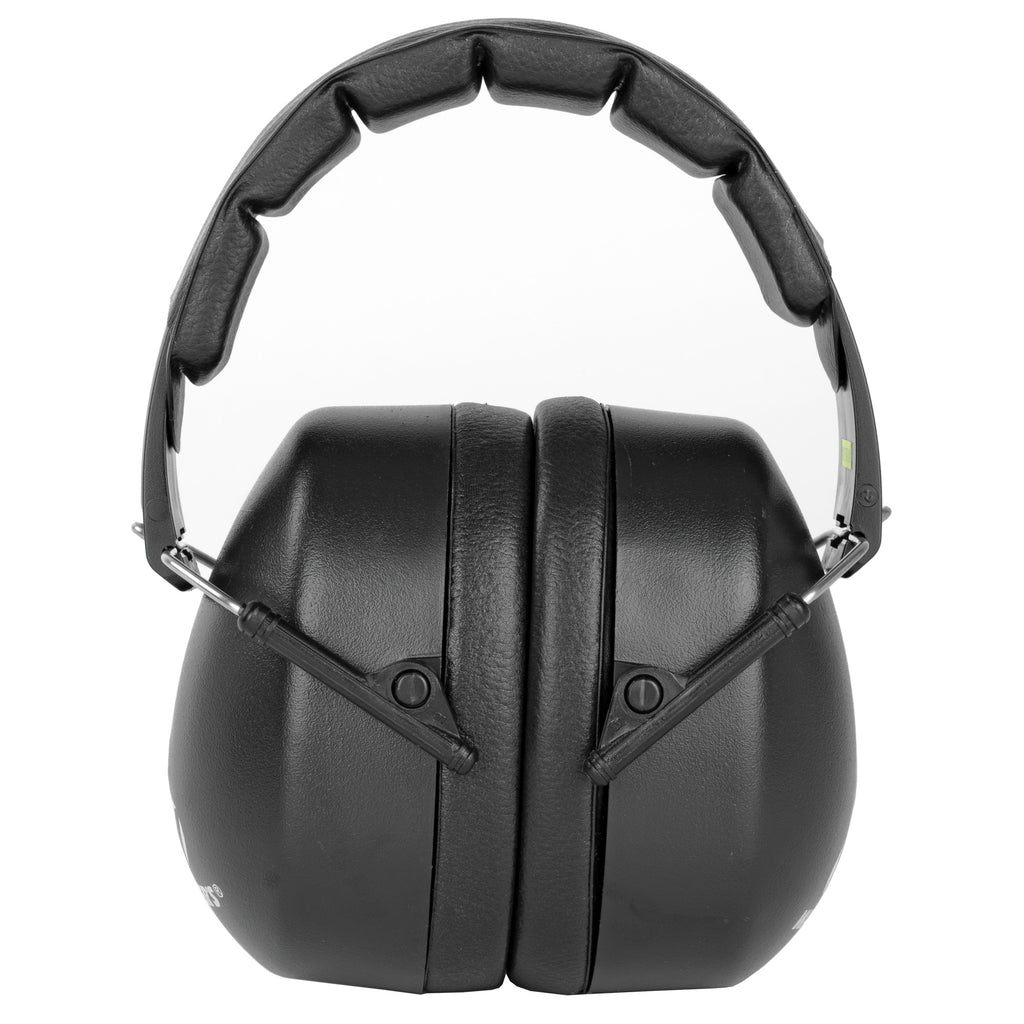 Walker's GWP-EXFM3 Folding Range Earmuffs for Shooting Protection - Black Plastic Headset