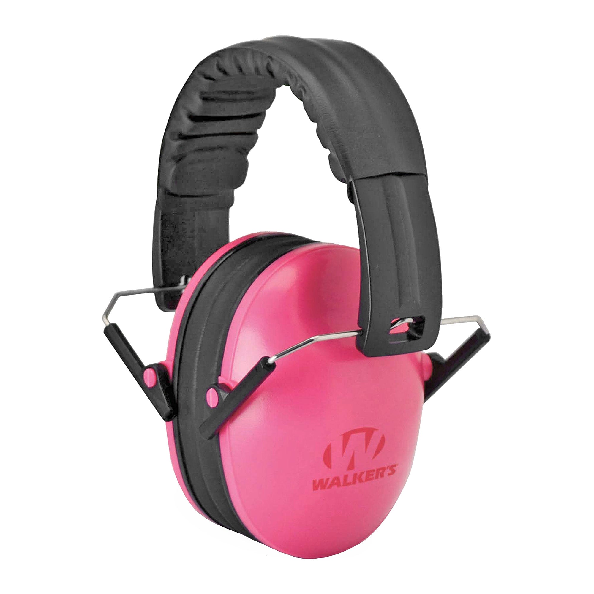 Walker's GWP-FKDM-PK Compact Pink Passive Ear Muffs for Shooting Protection