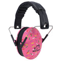Walker's Folding Small Pink Earmuffs for Comfortable Hearing Protection