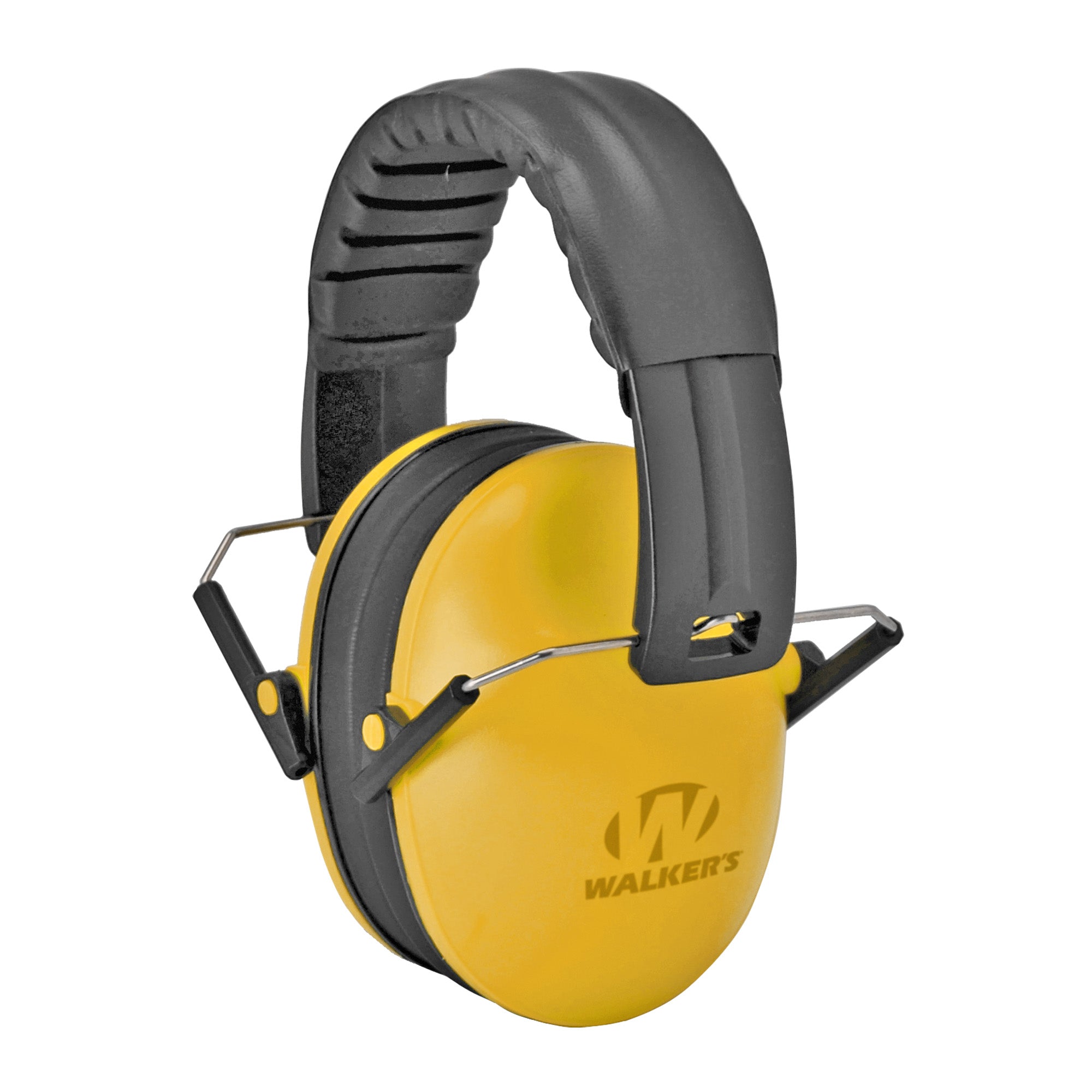 Walker's GWP-FKDM-YL Ultra Compact Yellow Passive Earmuffs for Hearing Protection