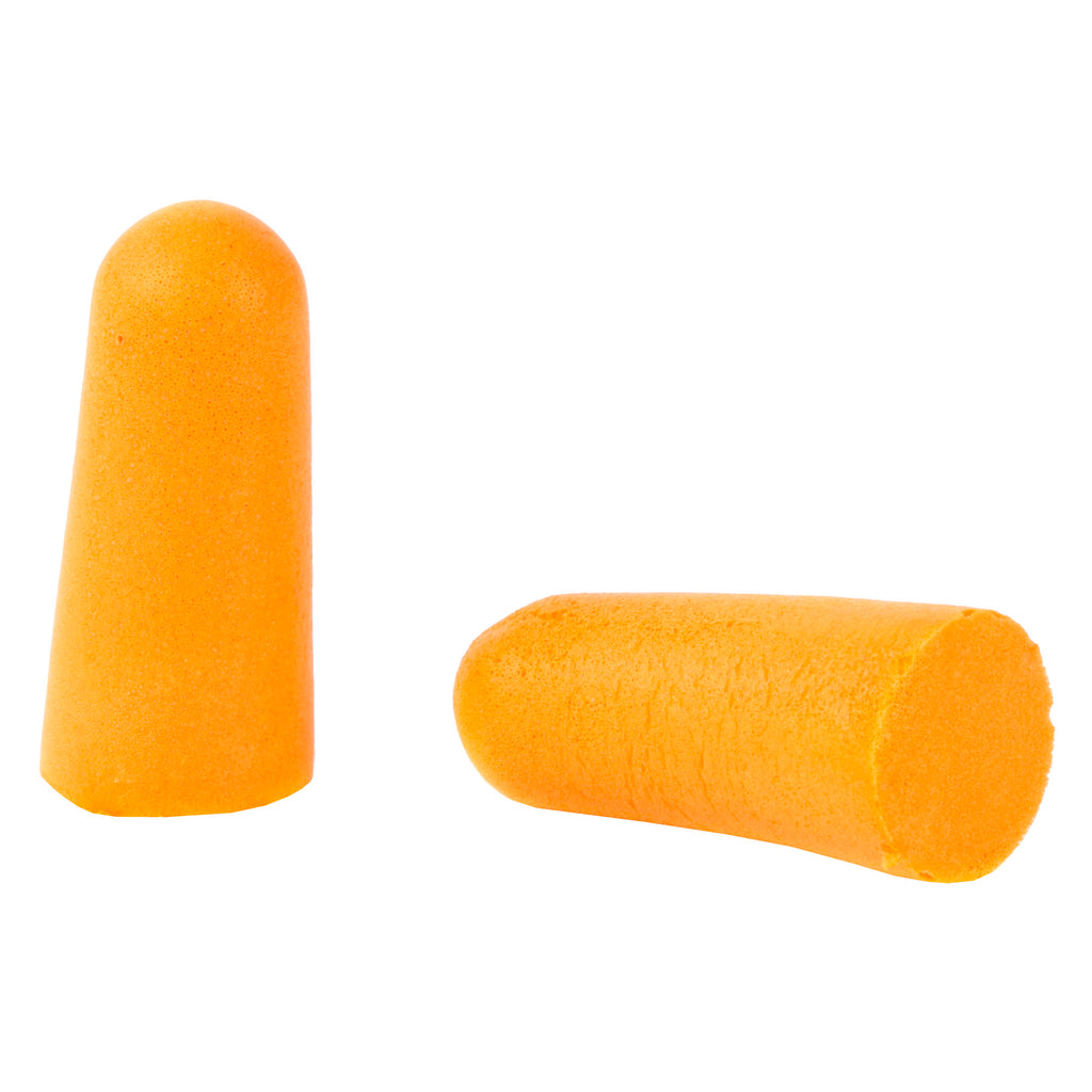 Walker's Foam Ear Plugs 50-Pack - High-Performance Hearing Protection in Bright Orange