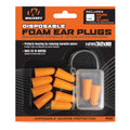 Walker's Foam Ear Plugs 5-Pack - Hearing Protection and Noise Reduction (Orange)