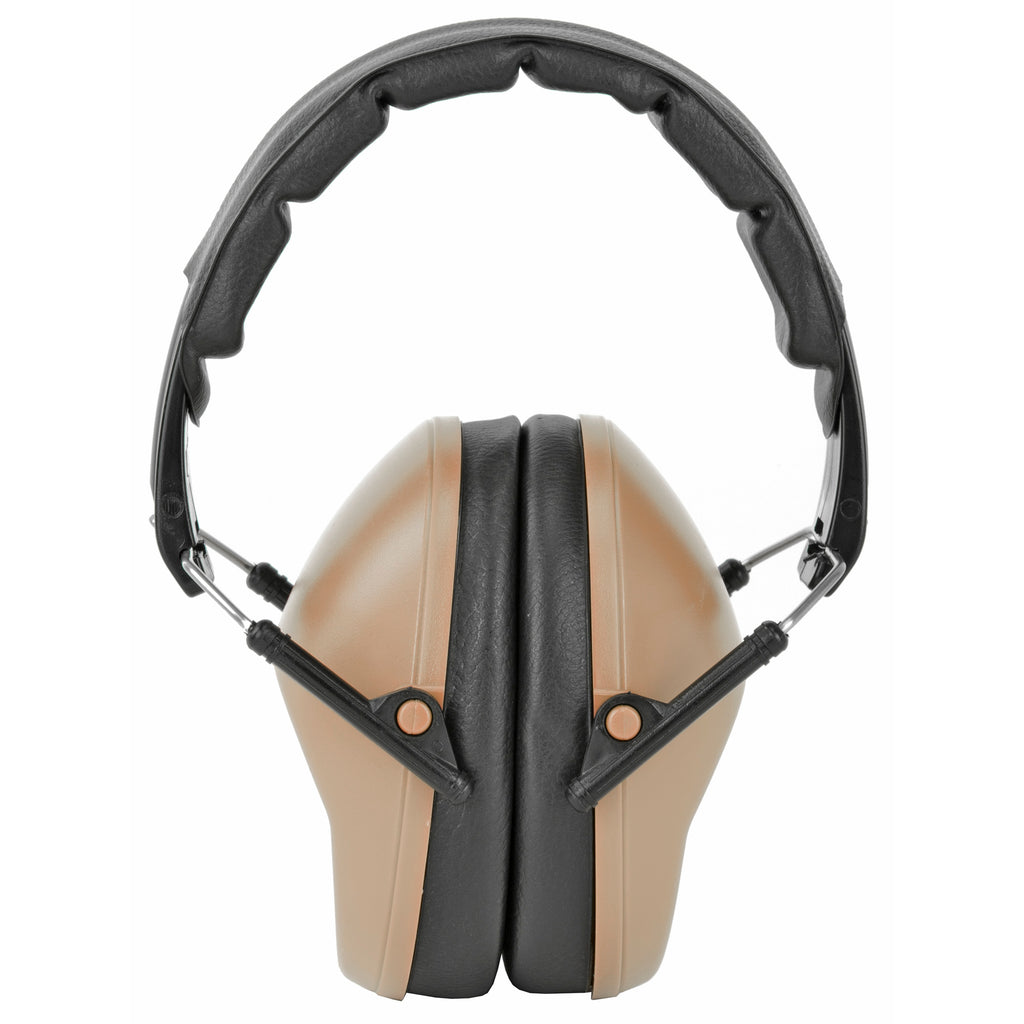 Walker's GWP-FPM1-FDE Passive Ear Muffs in Flat Dark Earth – Hearing Protection for Shooting and Hunting