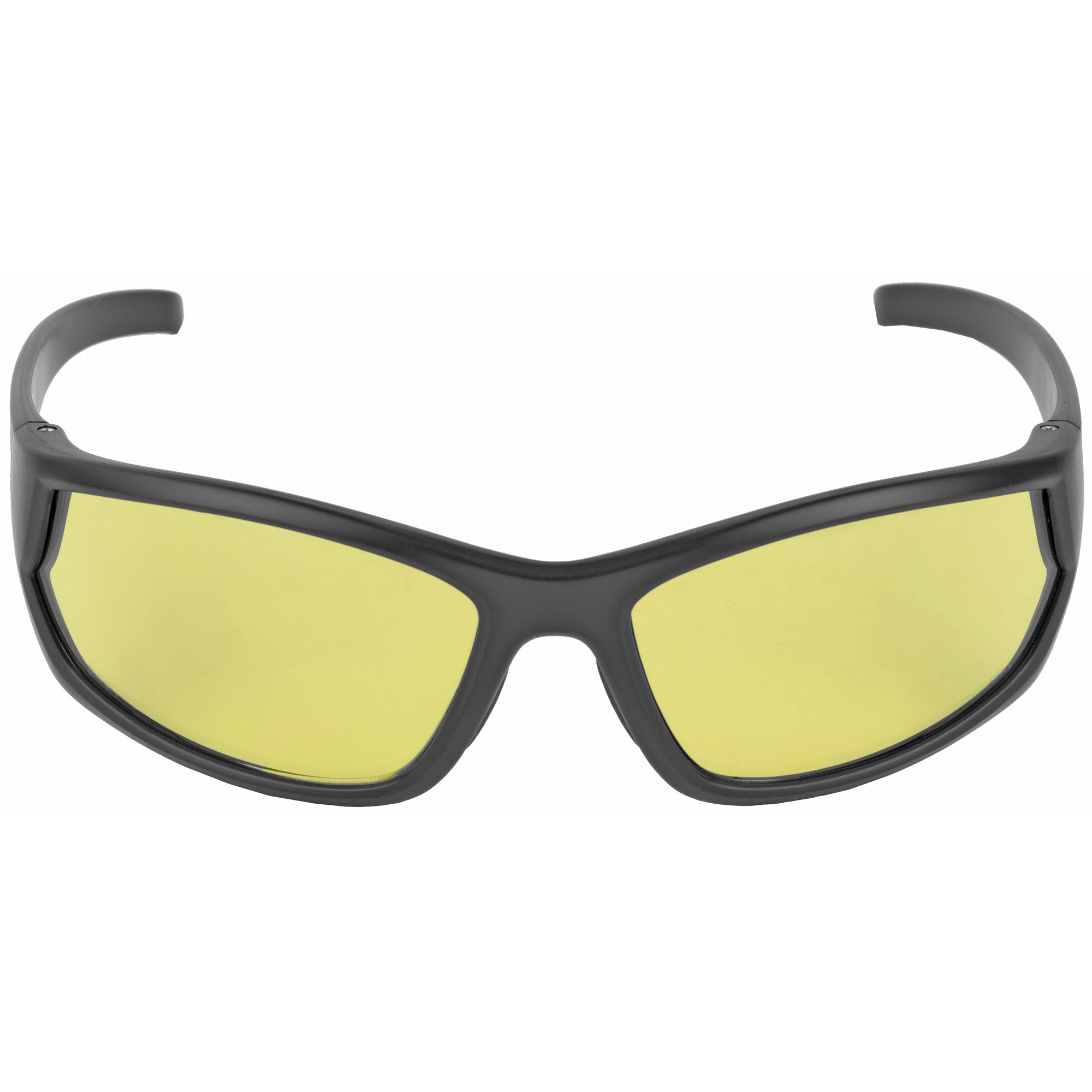 Walker's IKON Shooting Glasses with Amber Lenses - Black Frame