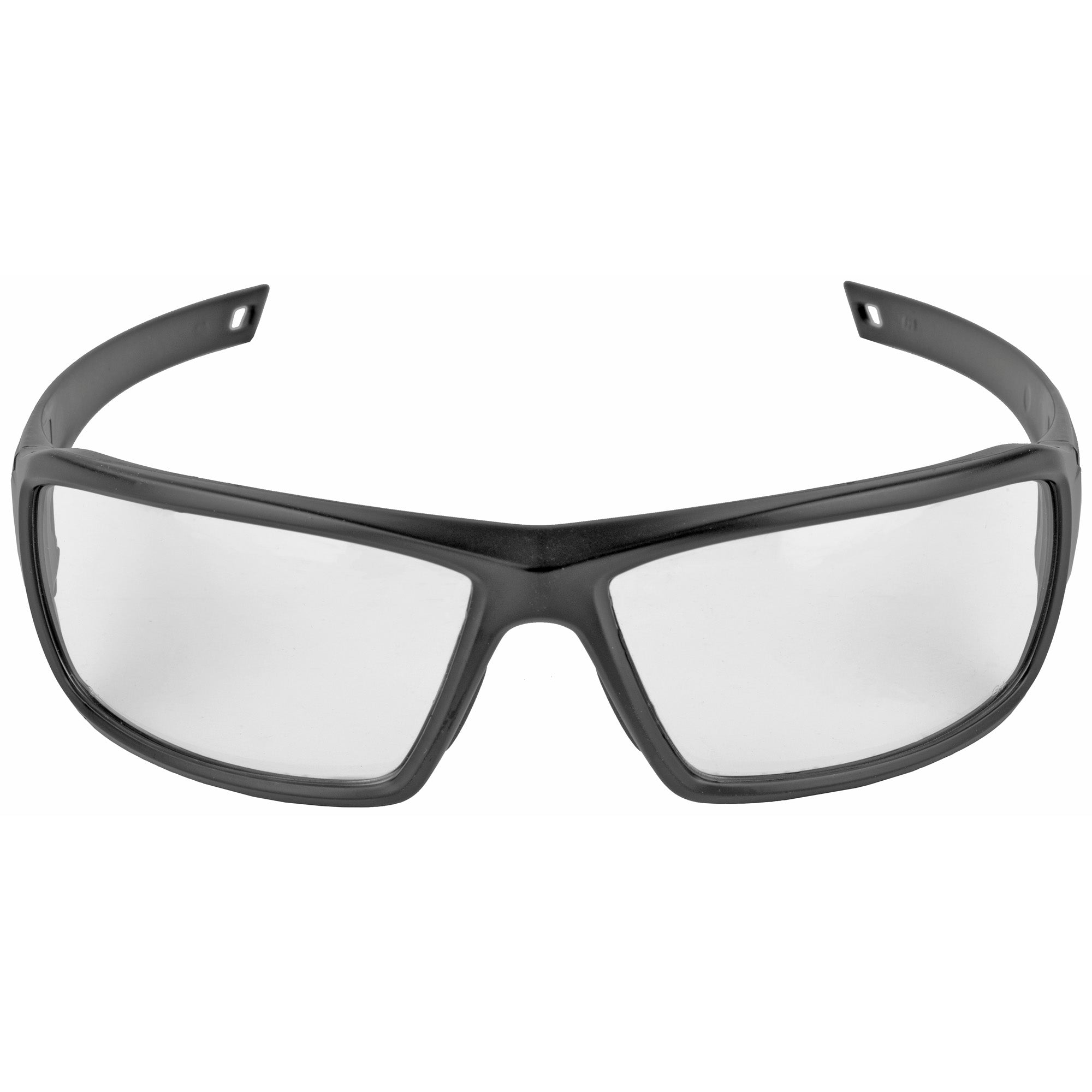 Walker's IKON Forge Shooting Glasses with Clear Lenses - Black Full Frame Eyewear