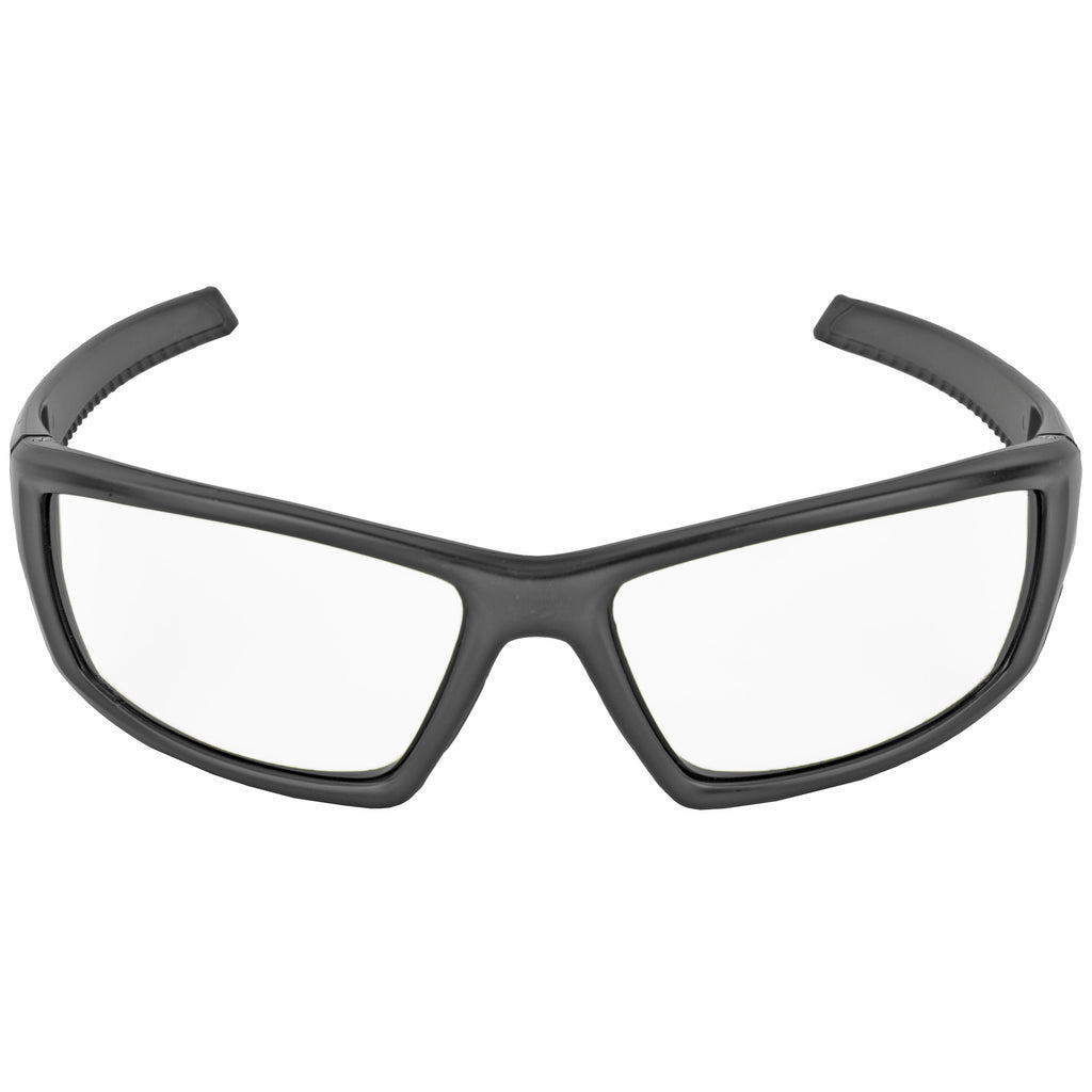 Walker's IKON Shooting Glasses with Clear Lenses - Black Frame