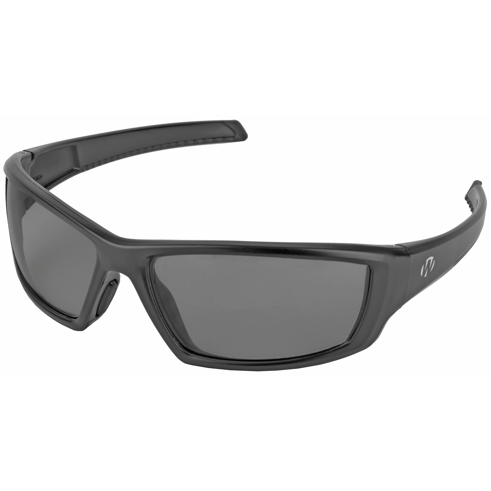 Walker's Vector Shooting Glasses Smoke Lens, Black Frame - Impact-Resistant Safety Eyewear