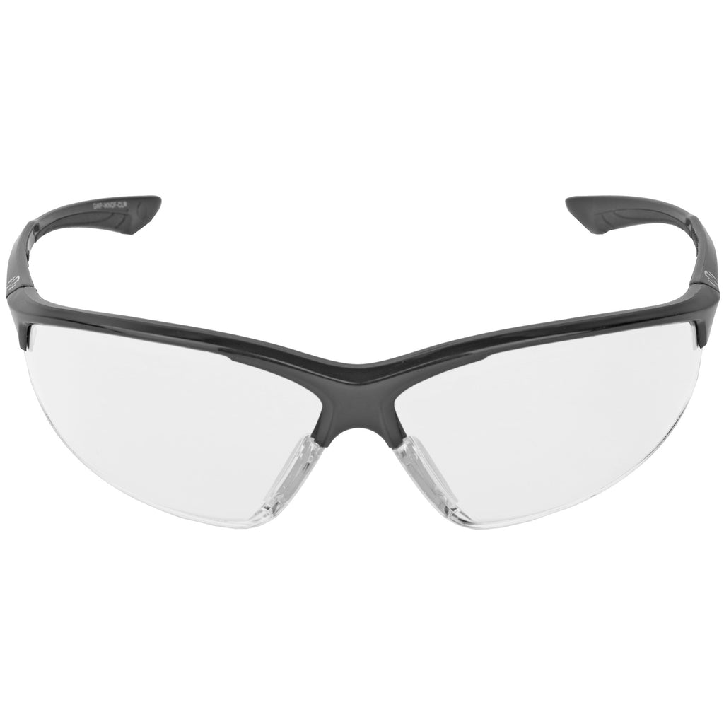 Walker's IKON Tanker Shooting Glasses with Clear Lenses – Black Safety Eyewear