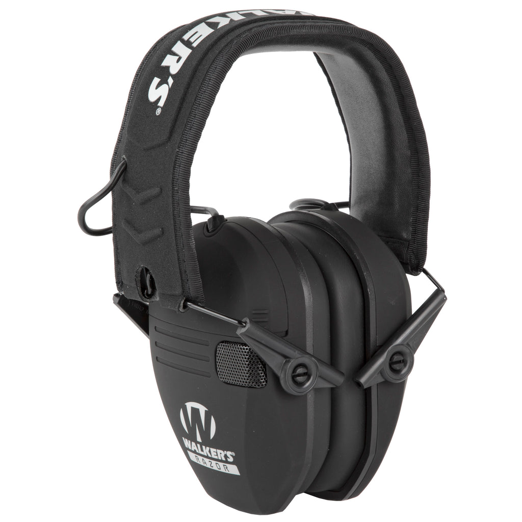 Walker's Razor SLM Electronic Earmuff in Black – Shooting Safety and Hearing Protection