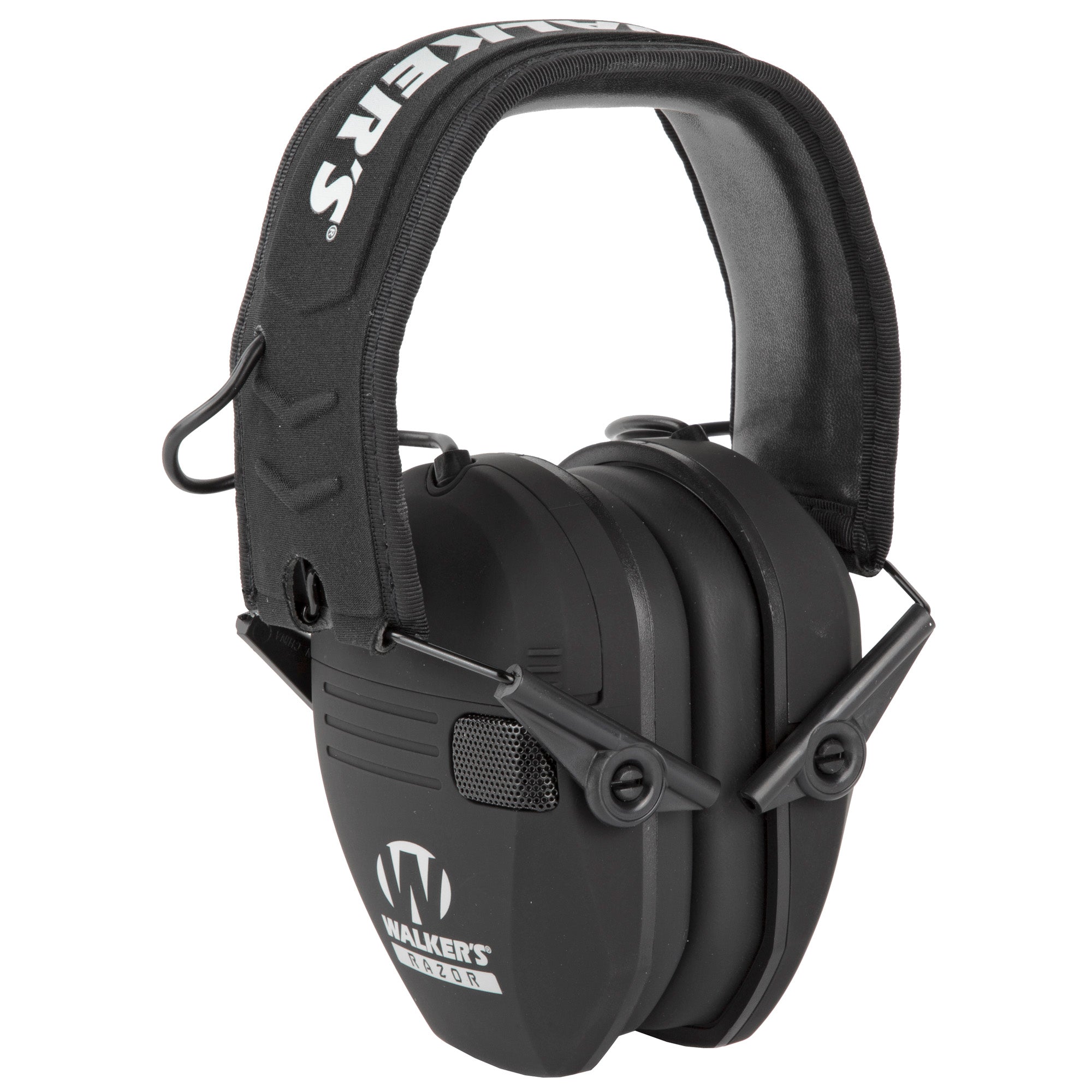 Walker's Razor SLM Electronic Earmuff in Black – Shooting Safety and Hearing Protection