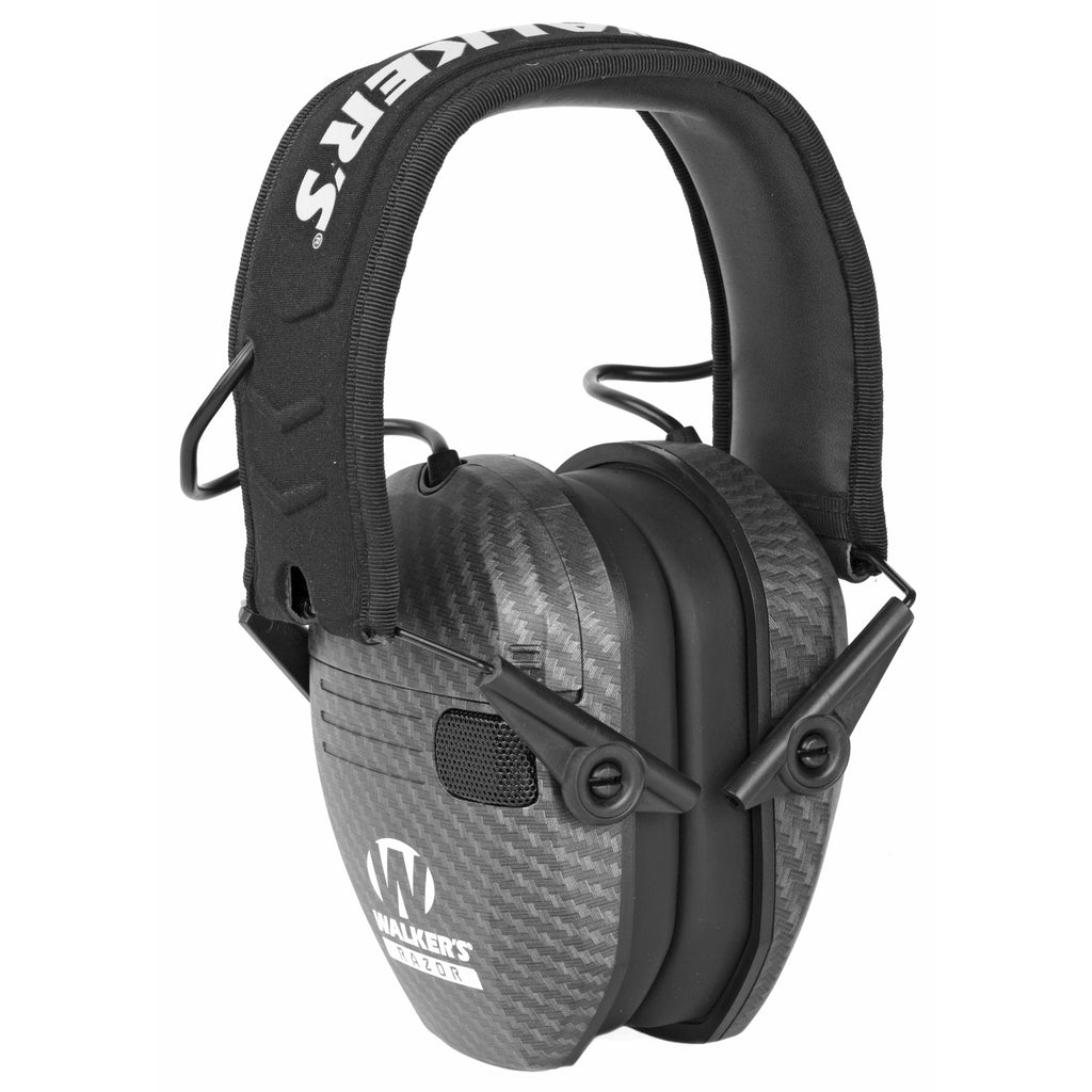 Walker's Razor SLM Electronic Earmuff in Black – Superior Shooting Hearing Protection