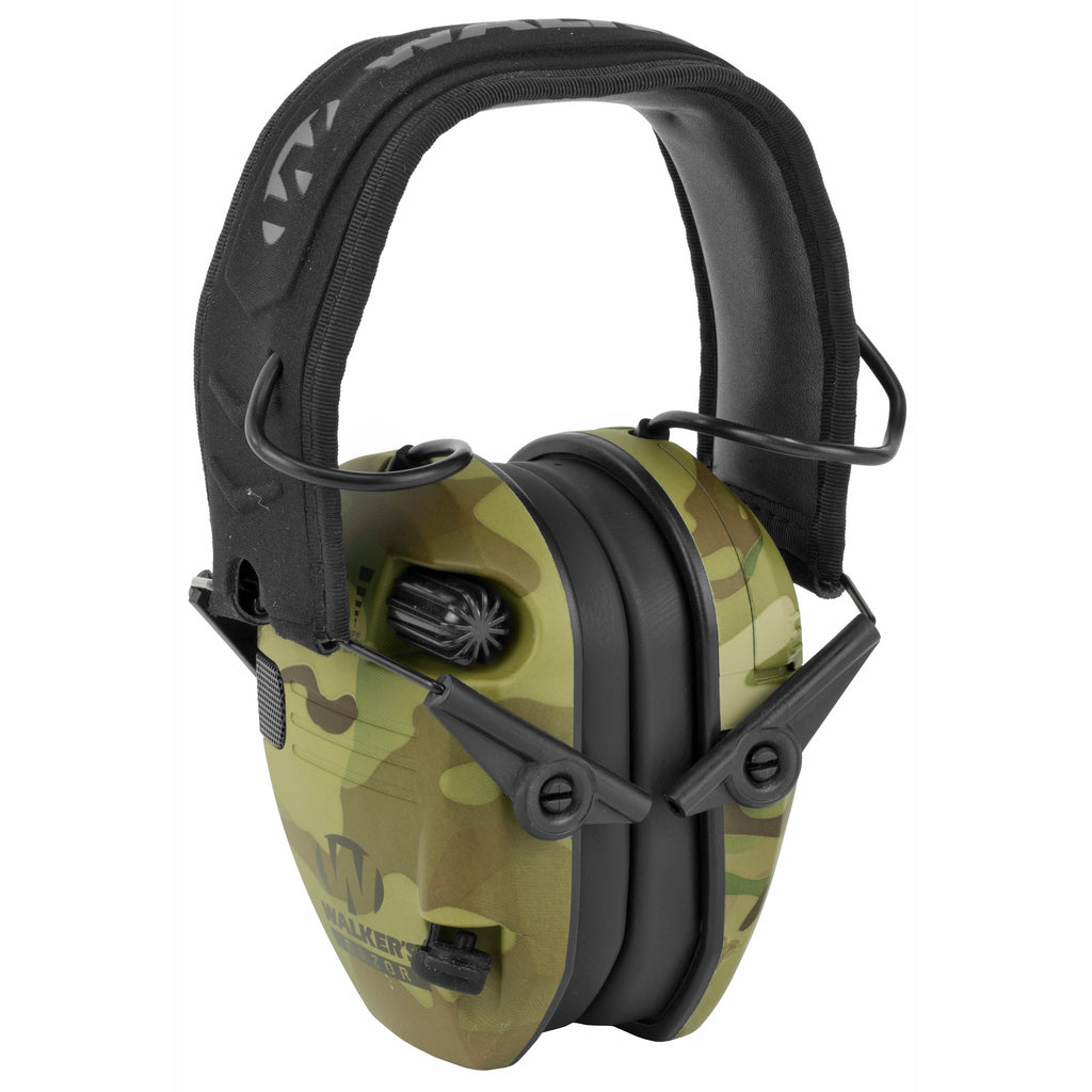 Walker's Razor Electronic Earmuff in Tan MultiCam - Model GWP-RSEM-MCC