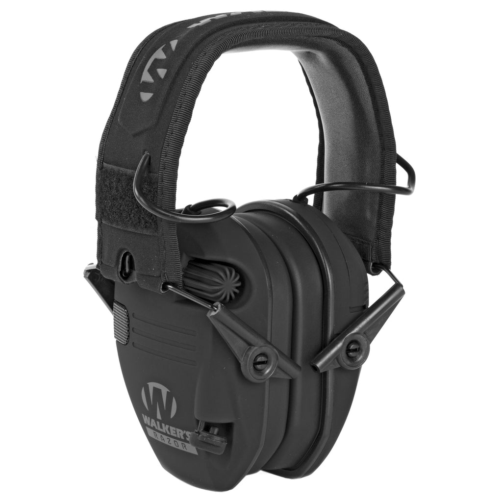 Walker's Razor SLM Electronic Ear Muffs - Black, Model GWP-RSEMPAT