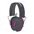 Walker's Razor SLM Electronic Earmuffs in Pink - Superior Hearing Protection for Shooting and Hunting