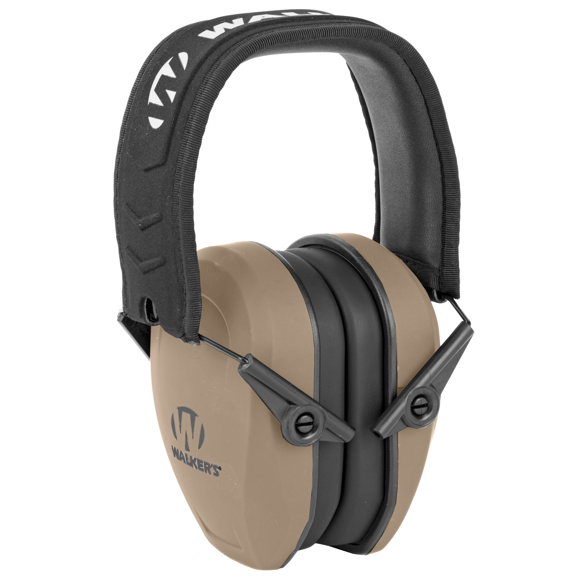 Walker's Razor Passive Earmuff in Flat Dark Earth - High-Performance Shooting Hearing Protection