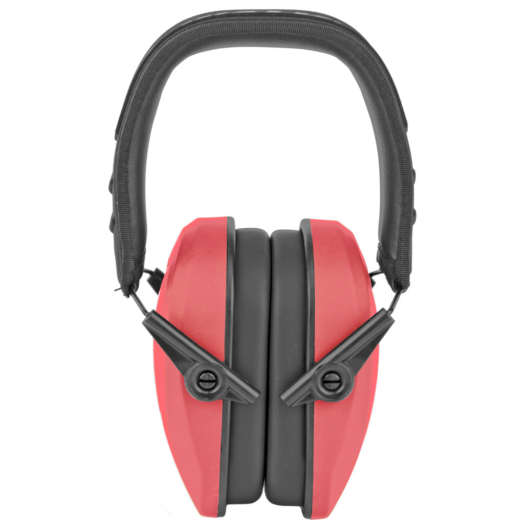 Walker's Razor Passive Ear Muffs Coral – Noise Reduction Hearing Protection for Shooting and Indoor Ranges