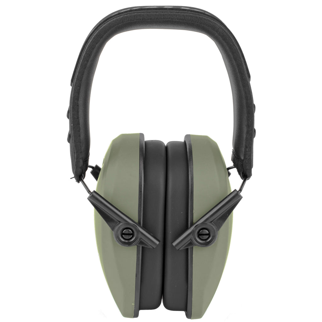 Walker's Razor Passive Ear Muffs in Sage Green – Noise Reduction Rating 27 NRR for Hearing Protection