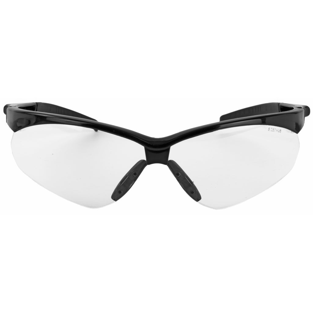 Walker's Crosshair Sport Glasses with Clear Polycarbonate Lenses, Black