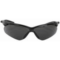 Walker's Crosshair Smoke Gray Shooting Glasses - Black Polycarbonate Safety Eyewear