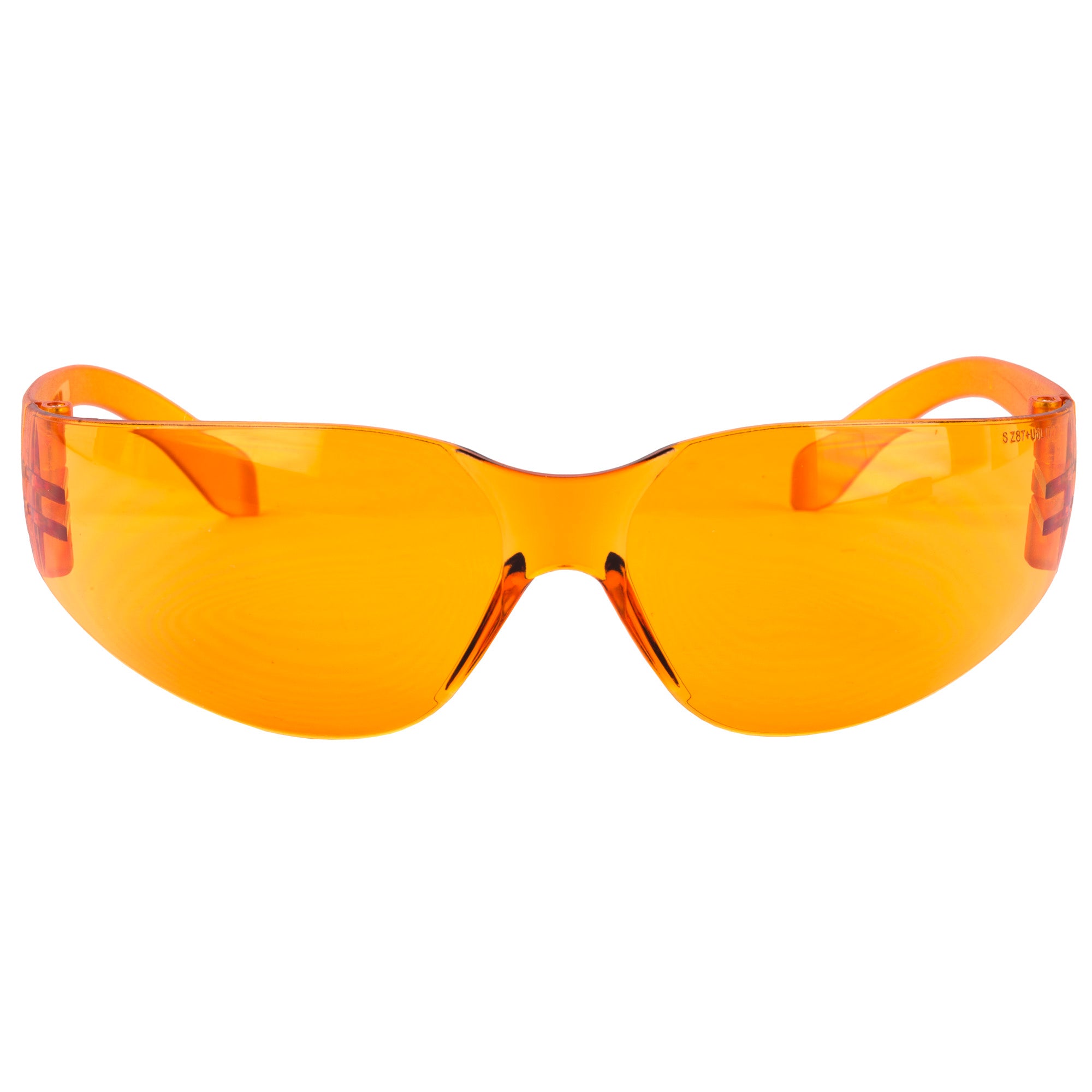 Walker's Wrap Sport Glasses in Amber - Polycarbonate Shooting Safety Eyewear