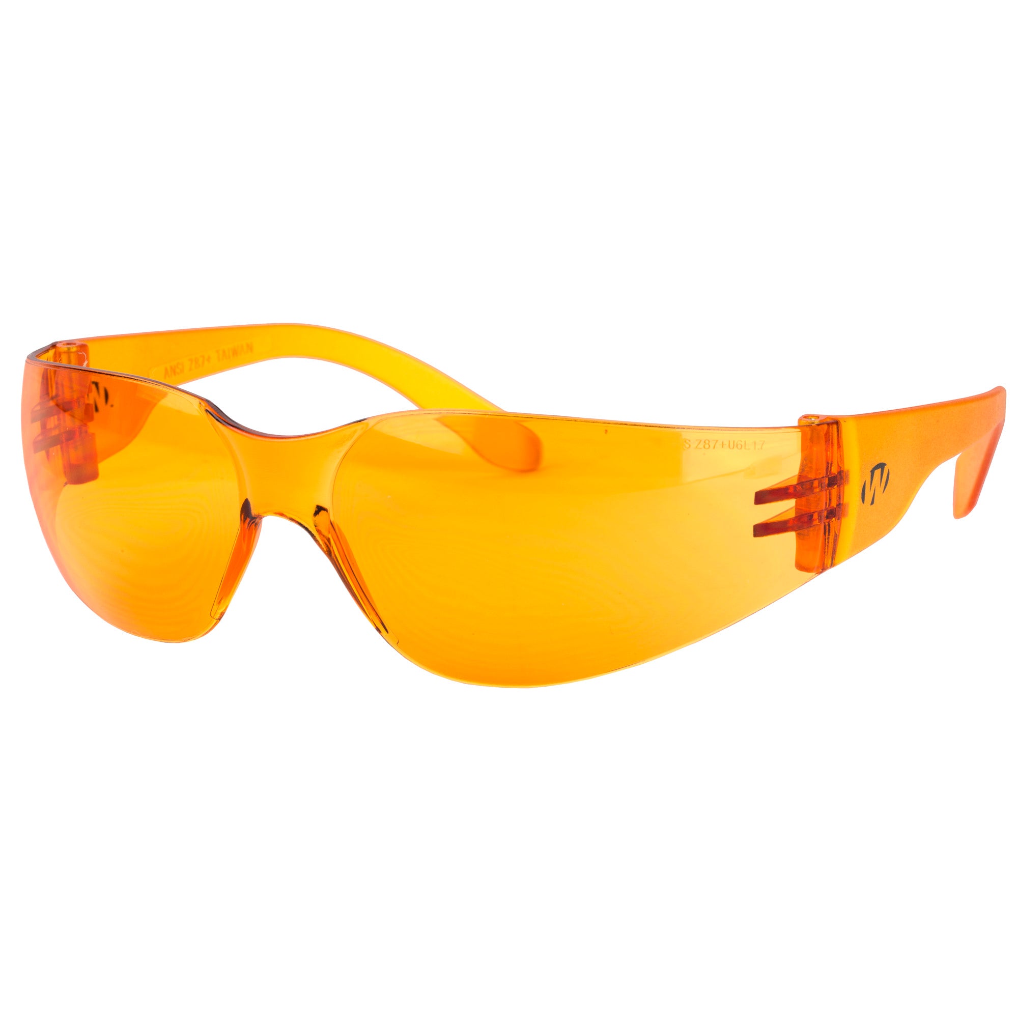 Walker's Wrap Sport Glasses in Amber - Polycarbonate Shooting Safety Eyewear