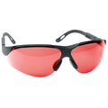 Walker's Elite Sport Glasses with Vermillion Lenses - Black Polycarbonate Safety Eyewear
