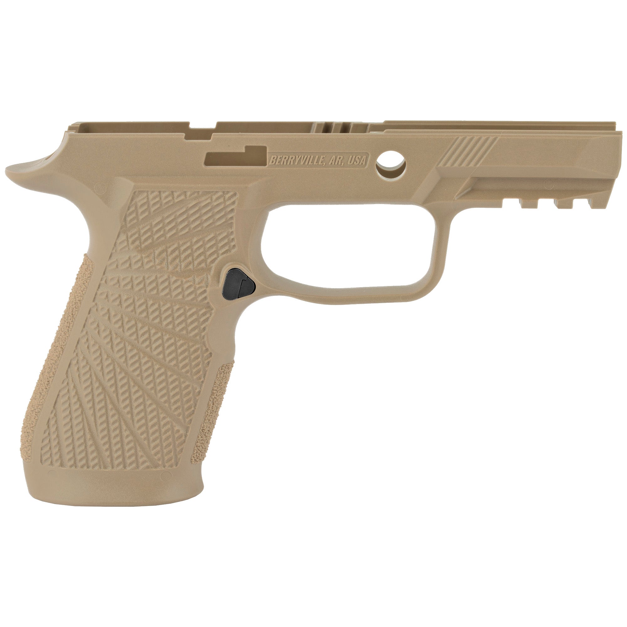 Wilson Combat WCP320 Carry 2 Tan Grip Module for SIG Sauer P320 - No Manual Safety