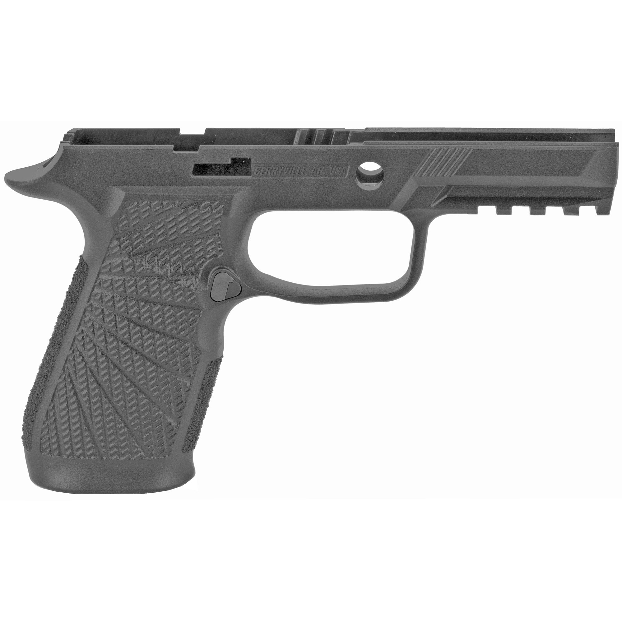 Wilson Combat WC320-CSB P320 Grip Module - Black, Enhanced Ergonomics and Recoil Control