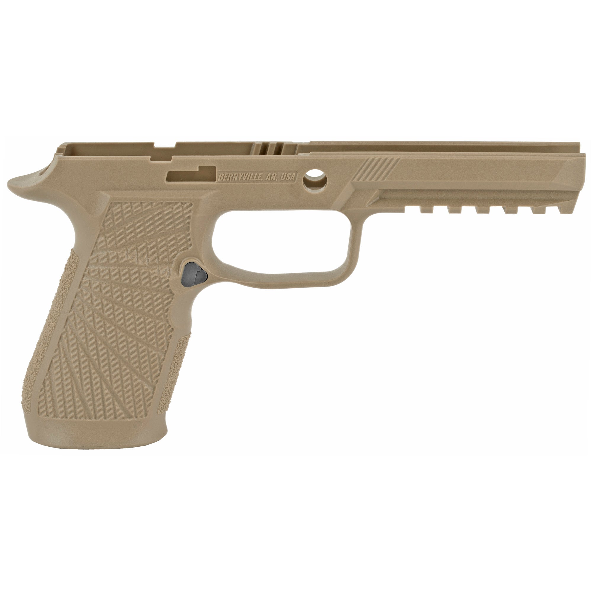 Wilson Combat WC320-FST Tan Grip Module for SIG Sauer P320 - Enhanced Ergonomics and Recoil Control